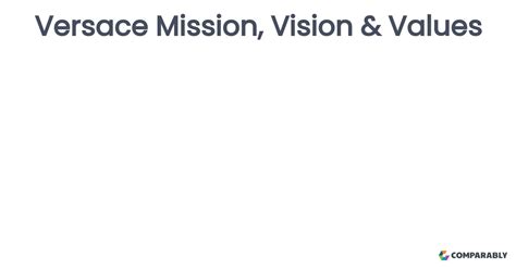 versace mission and vision statement|who runs versace today.